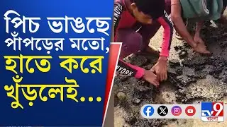 Churulia Bad Road Condition: হাতে করে পিচ খুঁড়ে কী খুঁজছে এলাকাবাসী? | TV9 Bangla Breaking