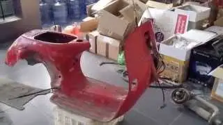 Piaggio Vespa px200E restoration
