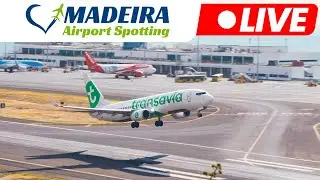 LIVE Action at Madeira Island Airport 24.01.2026