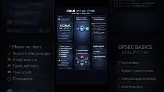 Signal OPSEC Failed #signal #ice #privacy #technews