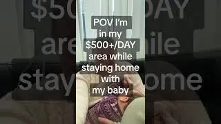 In My $500+/DAY area #500 #sahm #sahmomlife #wfh2024 #wfhlife