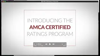 Introduction to the AMCA Certified Ratings Program