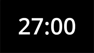 27 Minute Countdown Timer | Simple
