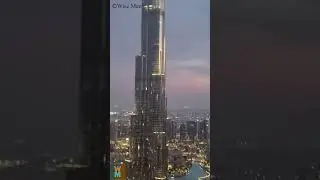 Burj Khalifa View from Sky View Observatory #dubai #dubaivenues #youtubeshorts #burjkhalifa