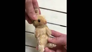 Немецкая ретро игрушка Штайфф зайчик Манни | Vintage germany toy Steiff rabbit  Manni || Alte Hase