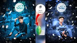 Snapseed Winter Snowfall Photo Editing | Snapseed Photo Editing Trick | Snapseed Winter Editing