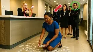 Kneel Down and Pick Up Your Money From The Floor!- What Happened Next Made The Blonde Tremble.