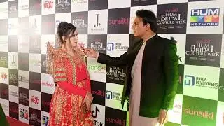 #Fashion Show pc hotel Lahore Designer Fatima on Red carpet 