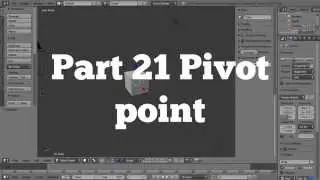 3 minutes blender tutorial for absolute beginner - Part 21 pivot point