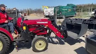 Yanmar yt235 ładowacz yl310 i widły