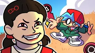 SQUID GAME DOLL FORCED BOYFRIEND TO PLAY RED LIGHT GREEN LIGHT?! Friday Night Funkin Animation