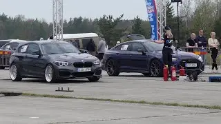 Audi RS5 Sportback Quattro 2.9 Bi-Turbo vs BMW M140i xDrive 3.0 1/4 mile drag race