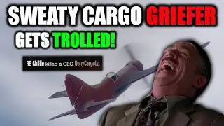 This Sweaty Cargo Griefer Got TROLLED By a Dragonfly Plane in GTA Online