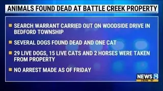 BCPD: &lsquo;Several&rsquo; dead dogs found, dozens of animals rescued
