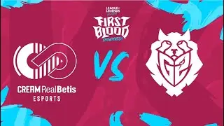 CREAM REAL BETIS vs G2 ARTIC #FirstBlood [Game 1] [SEMIFINAL]