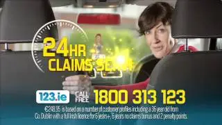 123.ie Car Insurance Advertising 2013