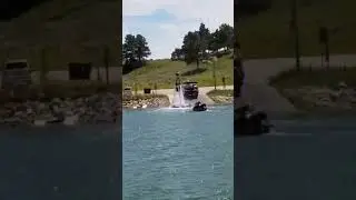 Flyboard Dock Landing Gone Wrong