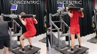 Concentric and eccentric strength and countermovement jump performance in resistance trained men