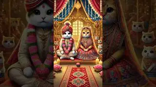 I Organized a Wedding for My Cats #cat #wedding #aivideo