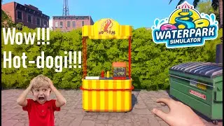 Otworzyłem własną budkę z hot dogami,WATHER PARK SIMULATOR #2