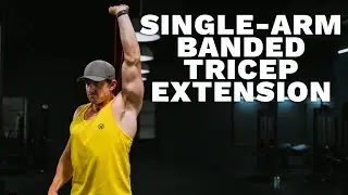 Single Arm Banded Tricep Extensions | Paragon Training Methods