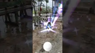 Catching Fashion week croagunk in real life  pokemon go #shorts #pokemongo #shiny #shundo #croagunk