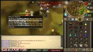 Cole 007 Pot Pk vid 1- RuneScape Maxed Hybriding Massive Risks PvP