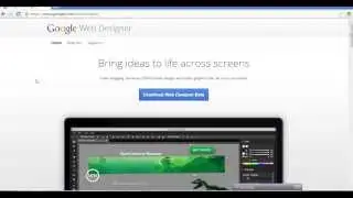Google web designing installation