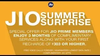 How to Get Jio Summer Surprise
