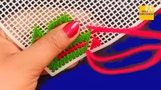 2 VERY BEAUTIFUL AND EASY PLASTIC CANVAS DESIGN
