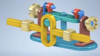 Converting Rotational Motion into Linear Motion 2 - Mechanical Mechanisms - Mechanical Principles