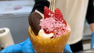 strawberry chocolate cream milk egg dessert#japanese 