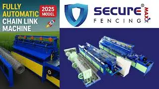 Fully Automatic Chain Link Fencing Machine 🚀 | 2025 High-Speed Model