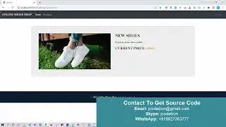 Online Shoes Shop Project in java with source code and project report