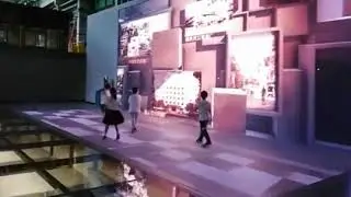 LED display stage background wall