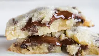 Keto Nutella Stuffed Cookie #shorts