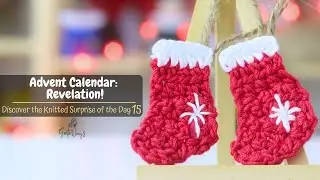 🤫 READY FOR SANTA! Crochet a MINI Christmas STOCKING in 5 MINUTES
