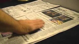 ASMR - NEWSPAPER PAGE TURNING AND TRACING
