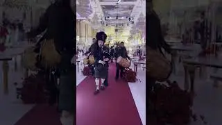 Bagpipe & Dhol Drums - Wedding Entrance with @dholunit