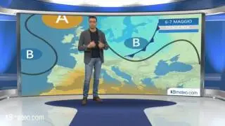 La tendenza meteo: proiezioni per i primi di Maggio