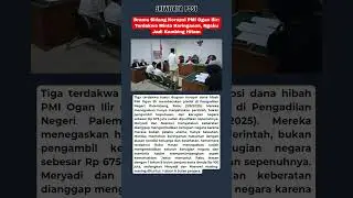 Drama Sidang Korupsi PMI Ogan Ilir: Terdakwa Minta Keringanan, Ngaku Jadi Kambing Hitam