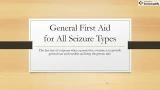 Seizures Required Annual Training