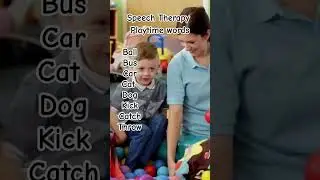 Speech Therapy for 18 months old| Playtime words for language development #shorts
