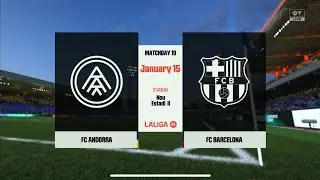 FC Andorra v FC Barcelona | LaLiga EA Sports 32/33 | FC26 Career Mode
