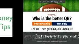 ChoiceGiftRewards - Football Quarterback Quiz ! get $1000 free check