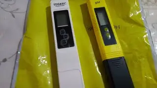 Unboxing de medidores de pH y TDS, con pruebas en agua de grifo, botella y acuario