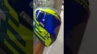 visor kyt tt course flat iridium blue #kyt #kythelmet #helmkyt #kytttc