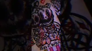 #картина #mlp #art #creepypasta #рисунок #жуткая #медведь #котбегемот #ипогаснетсветнавсегда