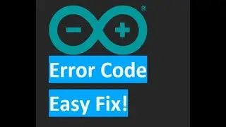 Arduino Error: 