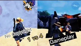 No Copyright 1 VS 4 Gameplay  (Gameplay) (vishwas rai)🚩🚩🚩🏁🏁😈😈